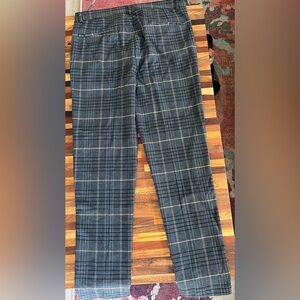 River Island Gray Dress Pants with Timeless Plaid Design